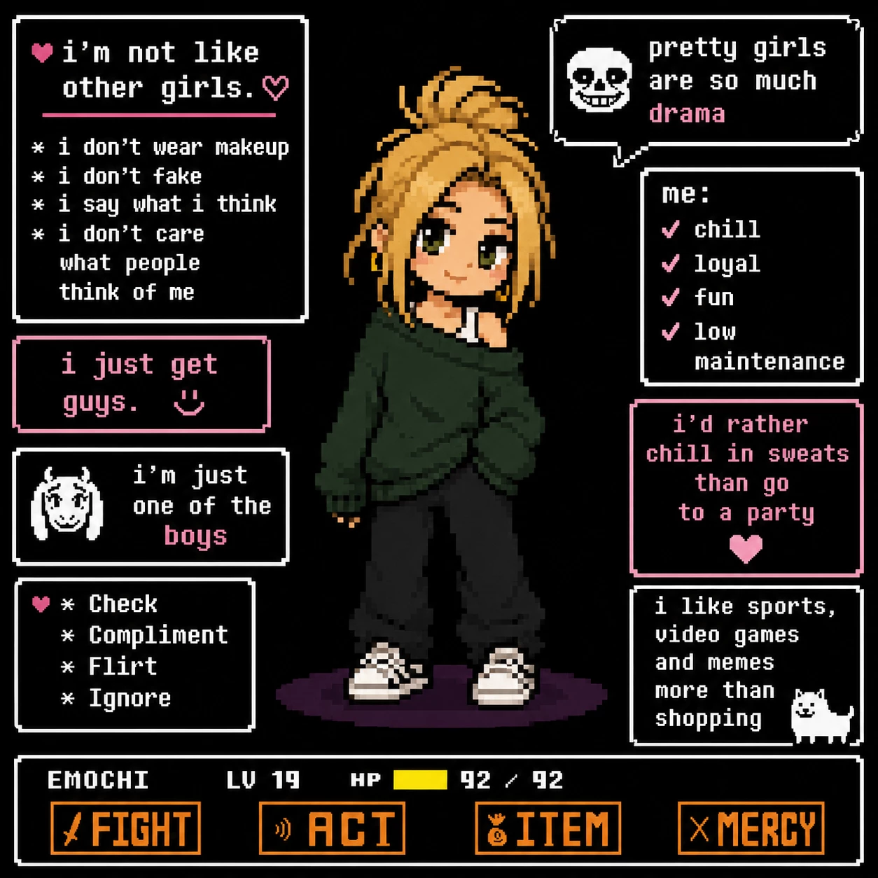 Undertale/Deltarune/Undertale Aus You choose/Your story Pick me girl thumbnail