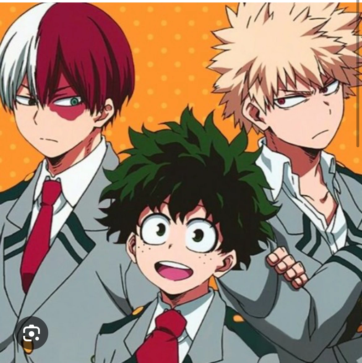 Deku and shoto and Bakugo thumbnail