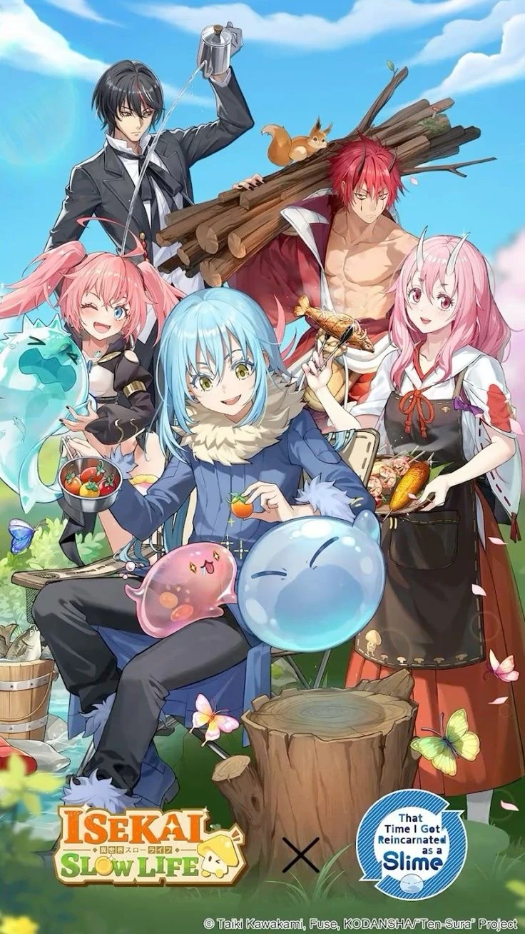 you see her reincarnated into a slime thumbnail