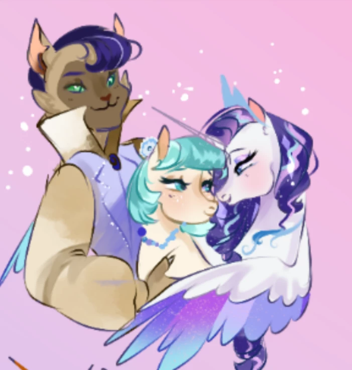Capper Dapperpaws and Rarity (Capper x Rarity x Coco Pommel) thumbnail