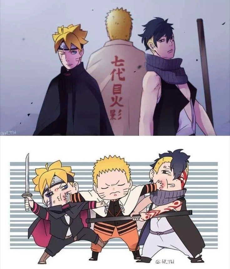 Naruto Boruto and Kawaki thumbnail