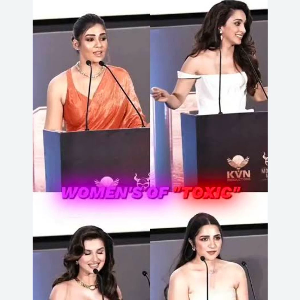 The Actresses: Nayanthara, Kiara, Tara, and Rukmini thumbnail