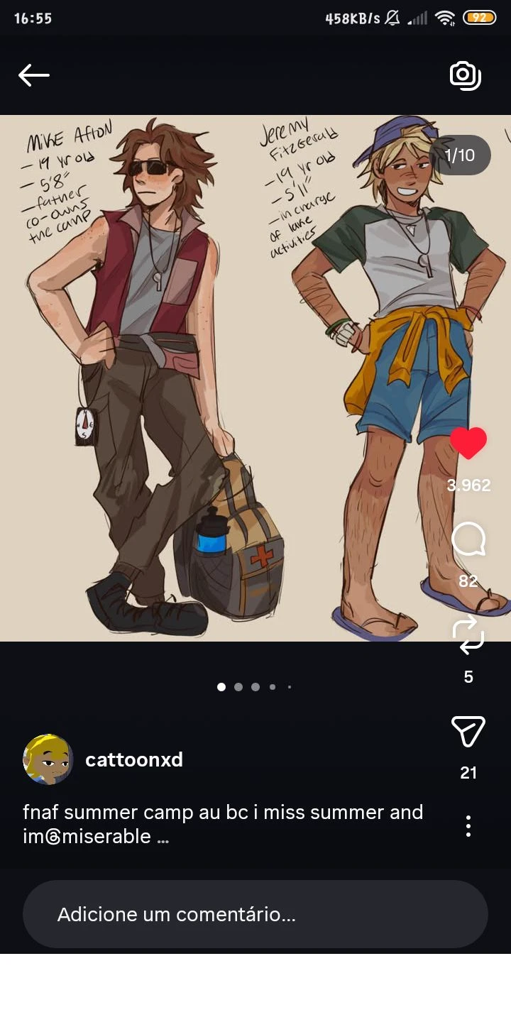( 🌈 ~{ Five Nights at Freddy's: Summer Camp AU!}~ ☀️ ) thumbnail