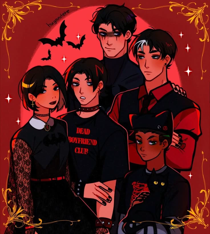 Batfamilia - Emo Gothic Family thumbnail