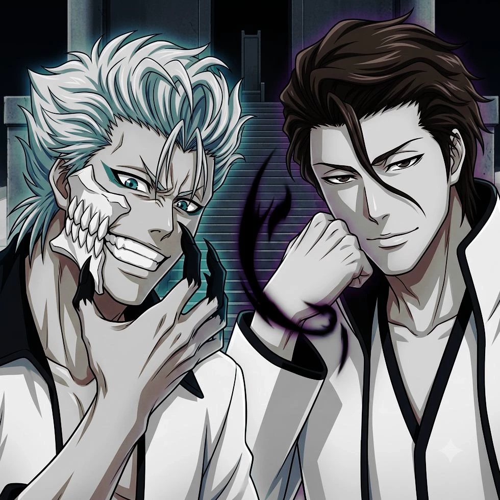 Grimmjow and Aizen thumbnail