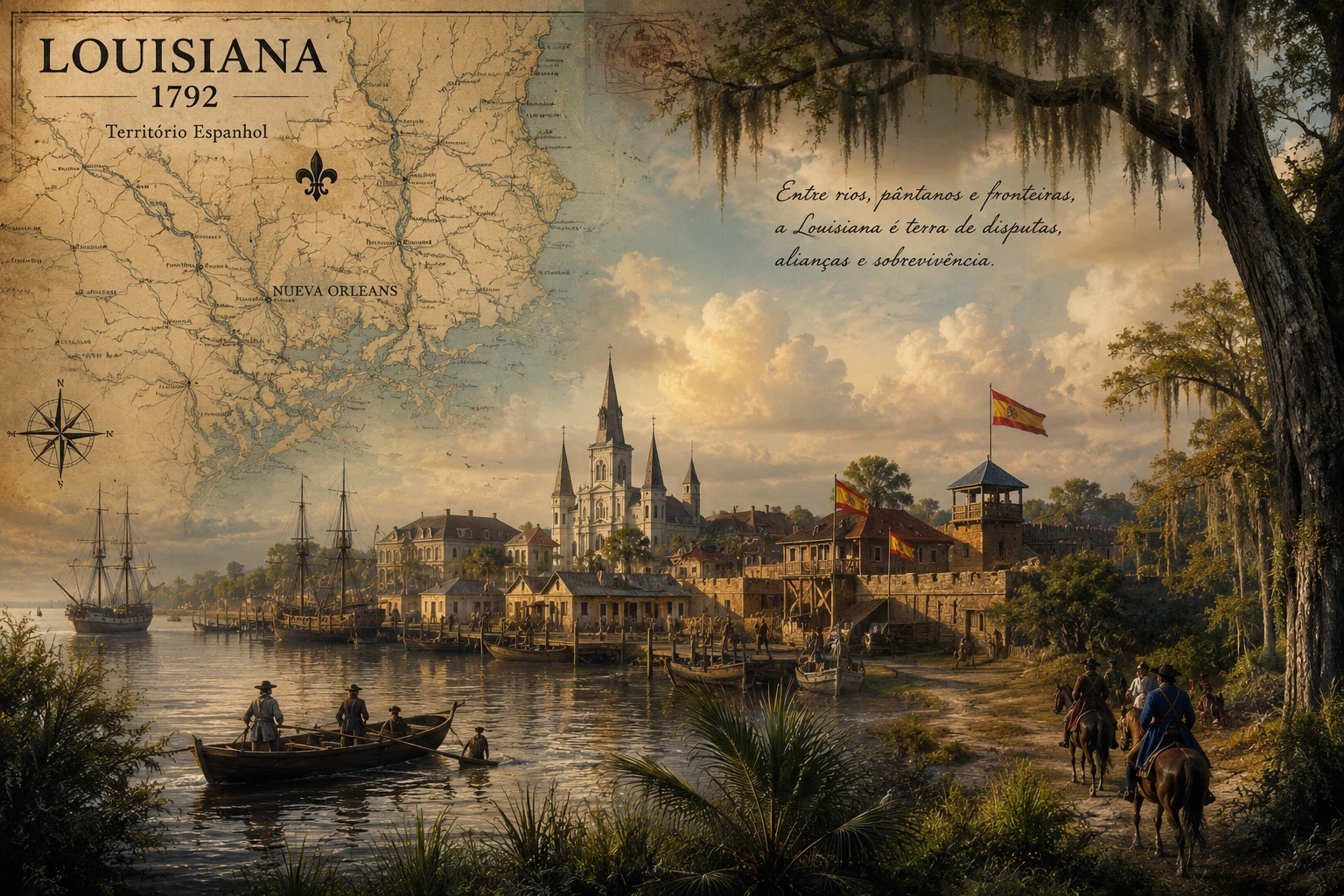 Louisiana ---- Território Espanhol  thumbnail