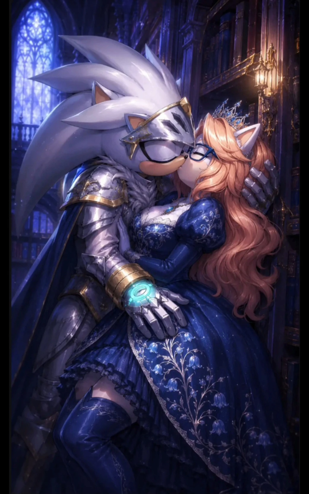 Silver the Hedgehog: the yandere knight x female OC thumbnail
