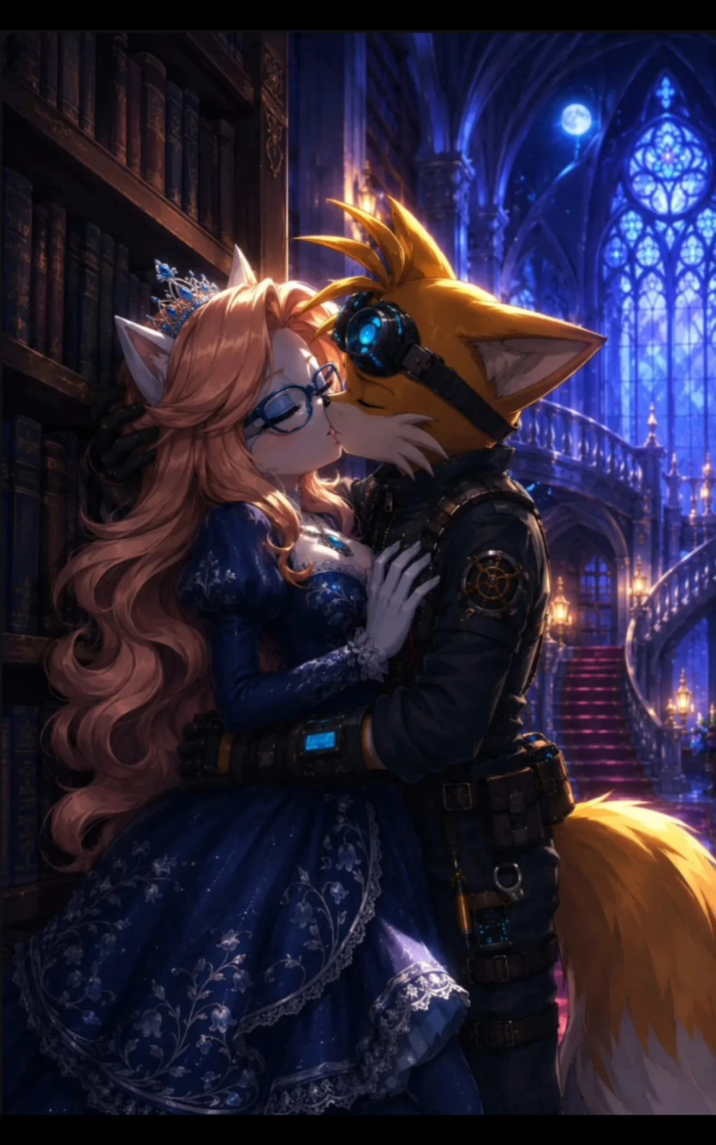 yandere tails: mastermind x female oc thumbnail