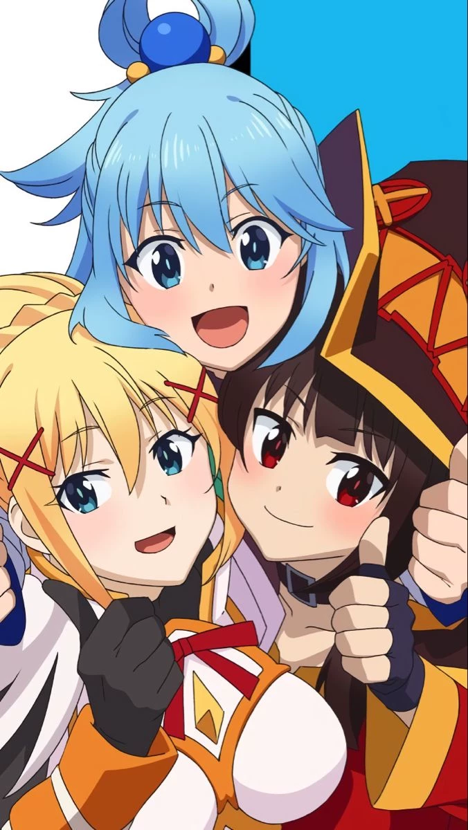 Megumin,Darkness and Aqua thumbnail