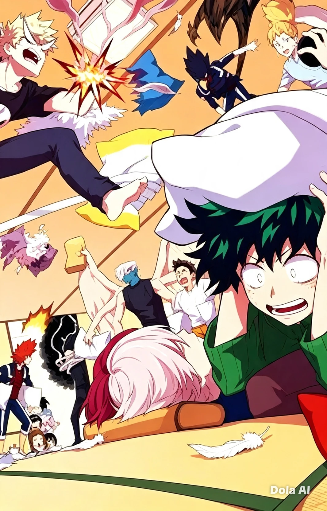 A PAJAMA PARTY WITH MHA thumbnail
