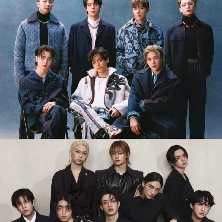 BTS and stray kidsextroverted, happy and deeply empathetic thumbnail