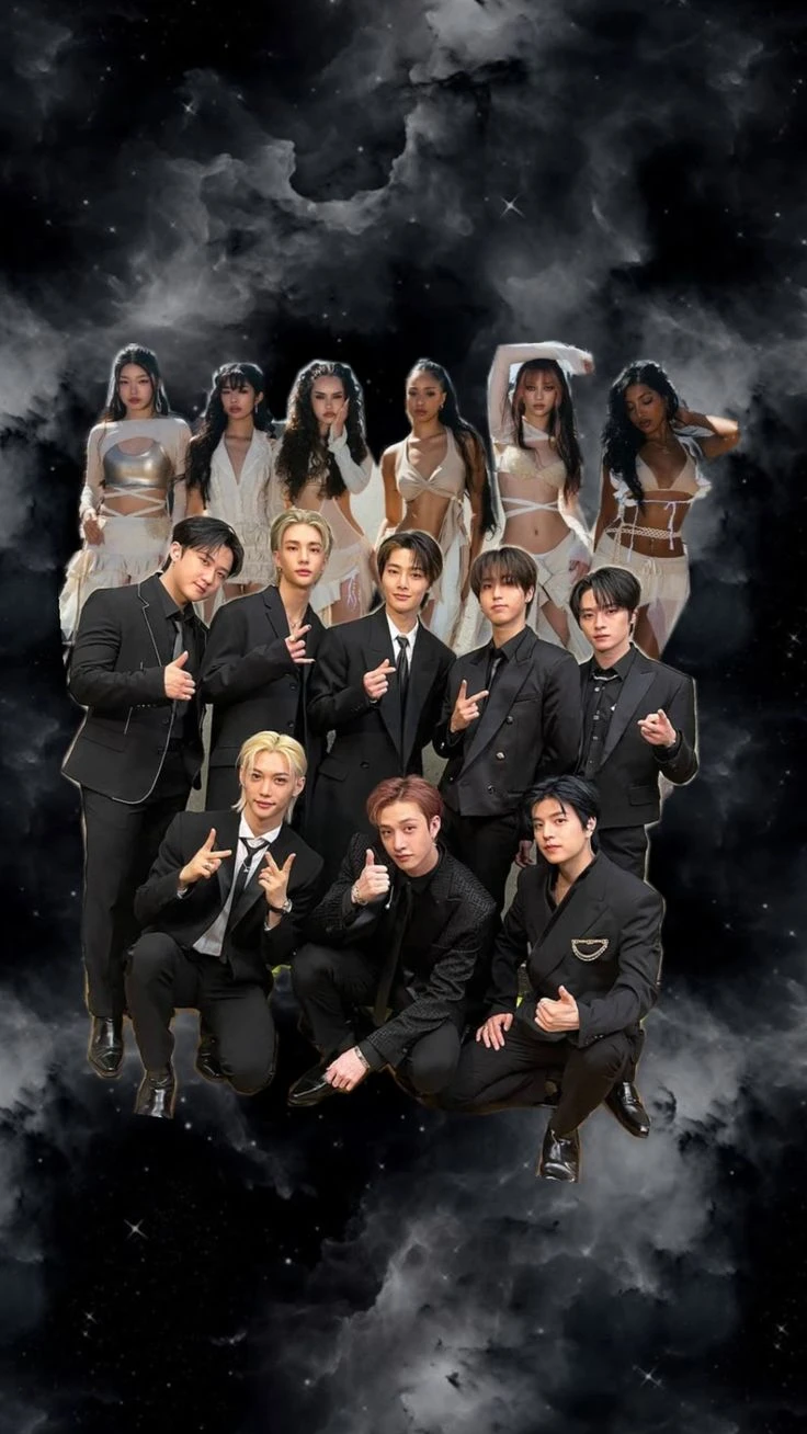 stray kids x katseye thumbnail