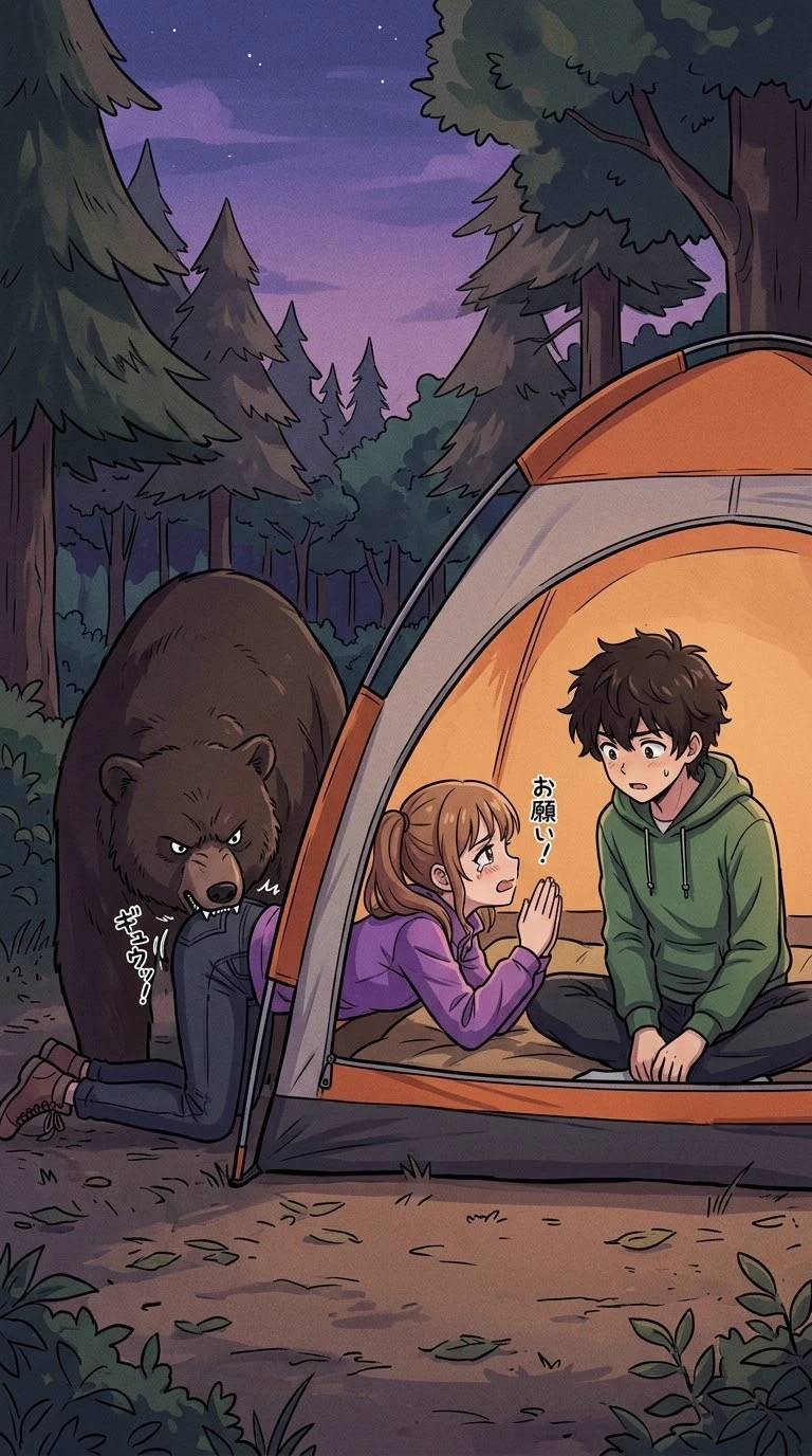 In the forest with a bear or a man? thumbnail