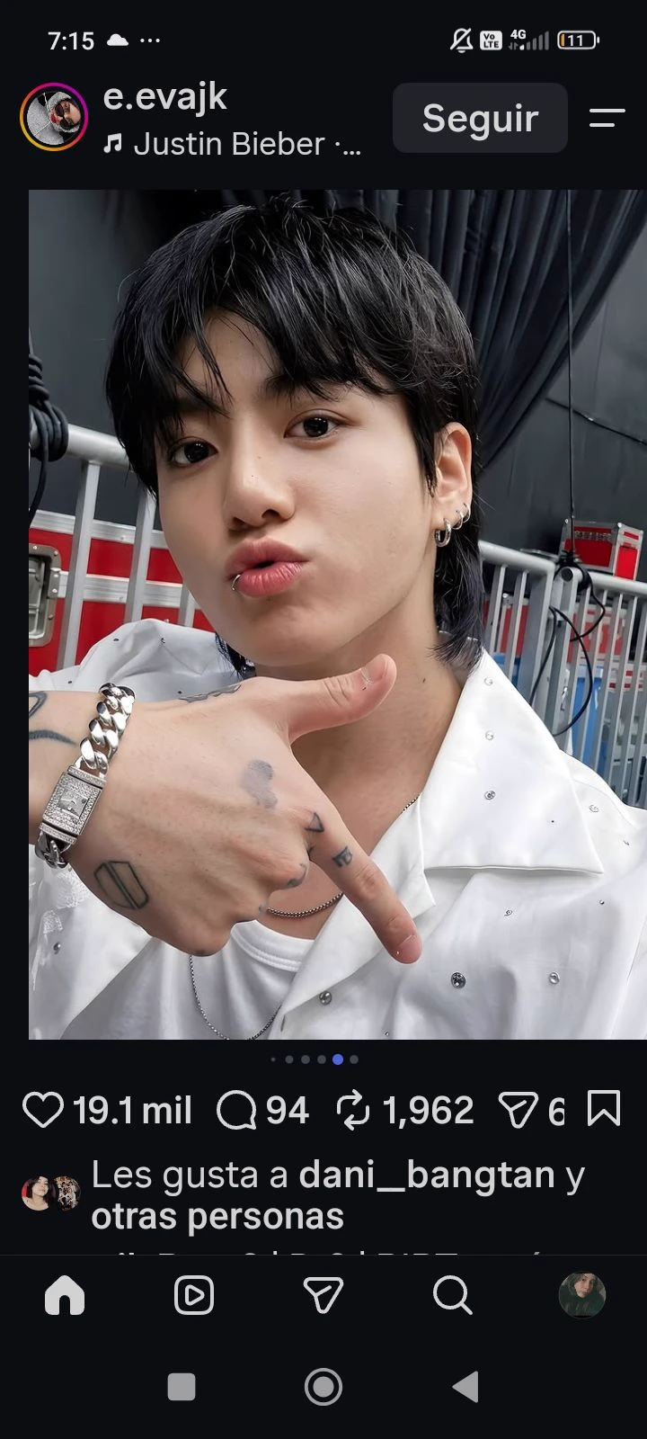 Jungkook "bad boy" thumbnail