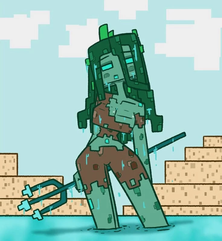 Minecraft-anime thing... I guess? thumbnail