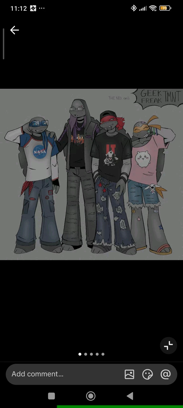 Geek freaks TMNT au thumbnail