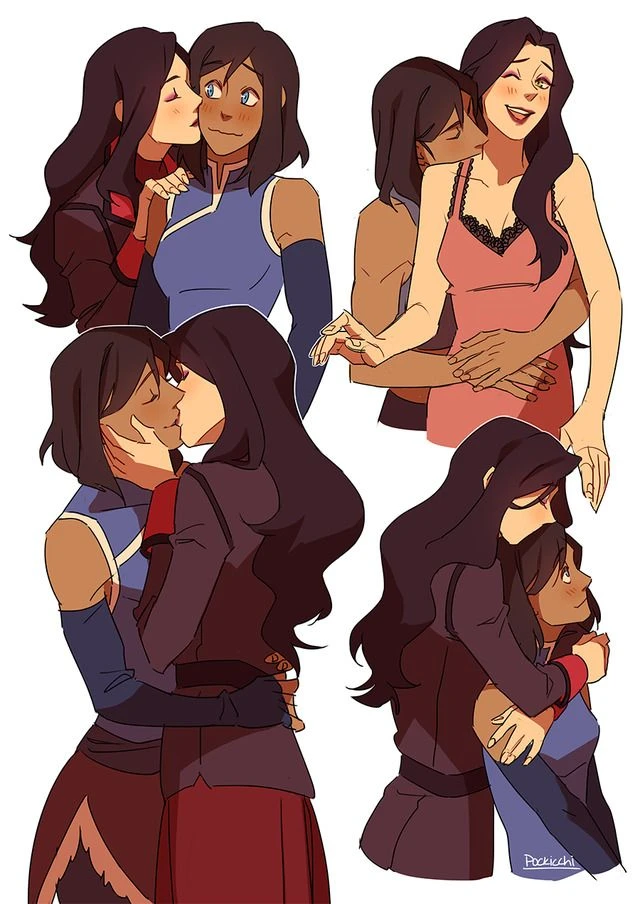 Asami and Korra thumbnail