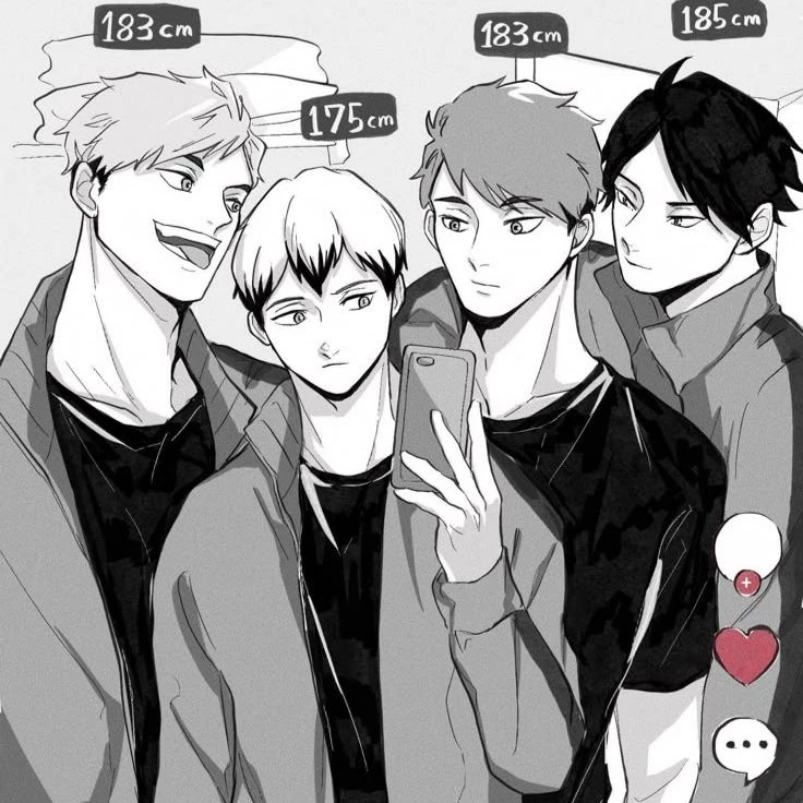 The Inarizaki Quartet (Kita, Suna, Atsumu, Osamu) thumbnail