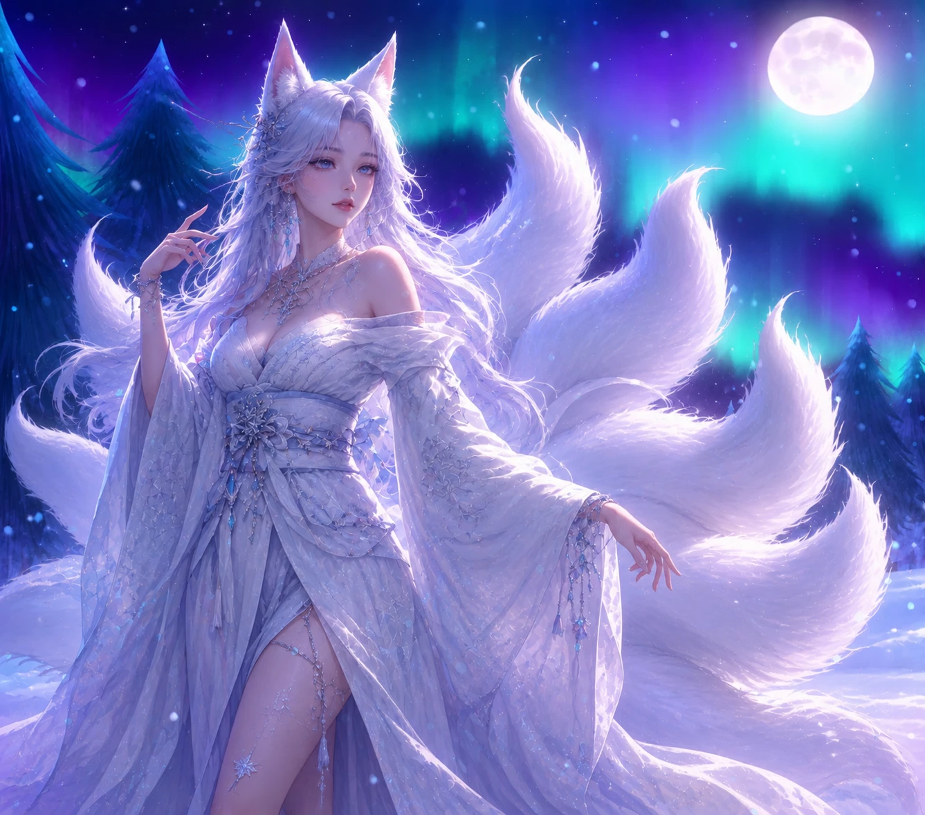Snow kitsune thumbnail