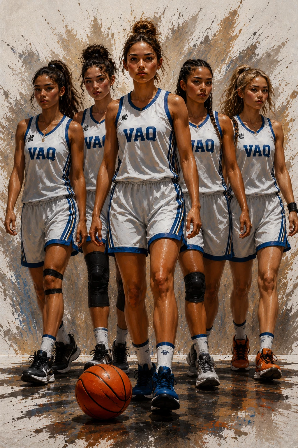 female basketball team thumbnail