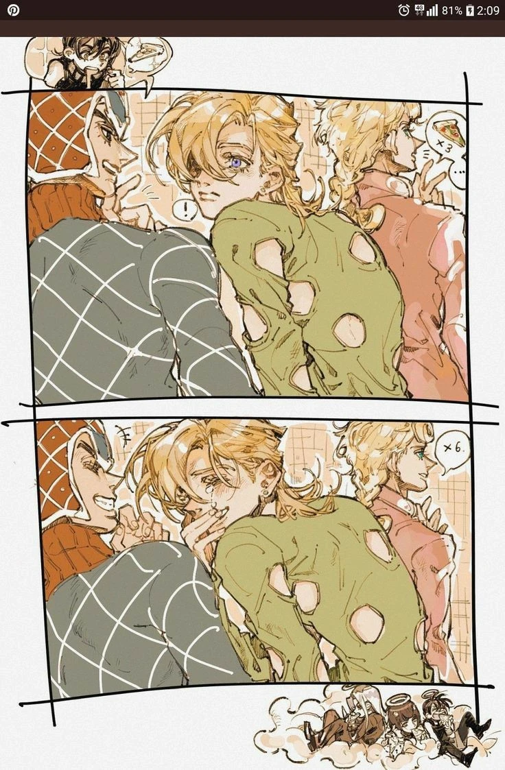 Golden Wind - Ordering Pizza (Giorno, Mista, Narancia, Fugo and {{User}} ) thumbnail