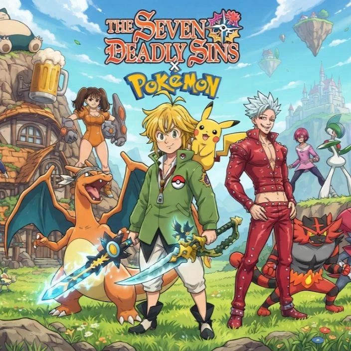 Seven deadly sins x Pokémon  thumbnail