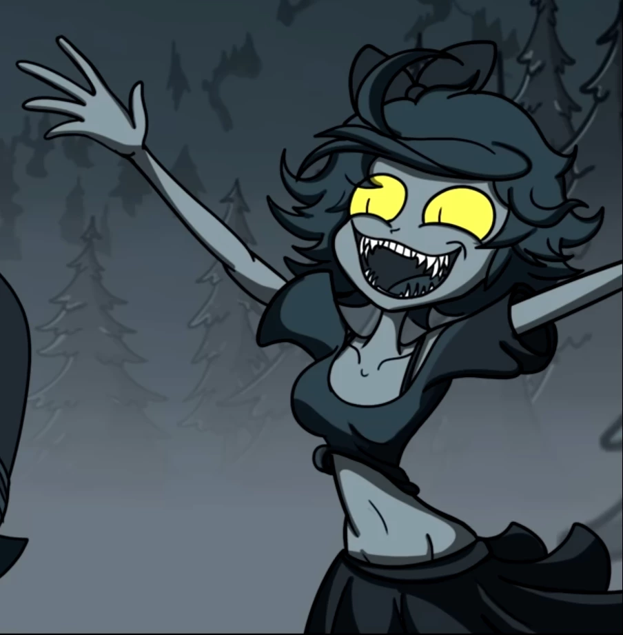 wendigo gf her name is di from the YouTuber Liam let's split up thumbnail