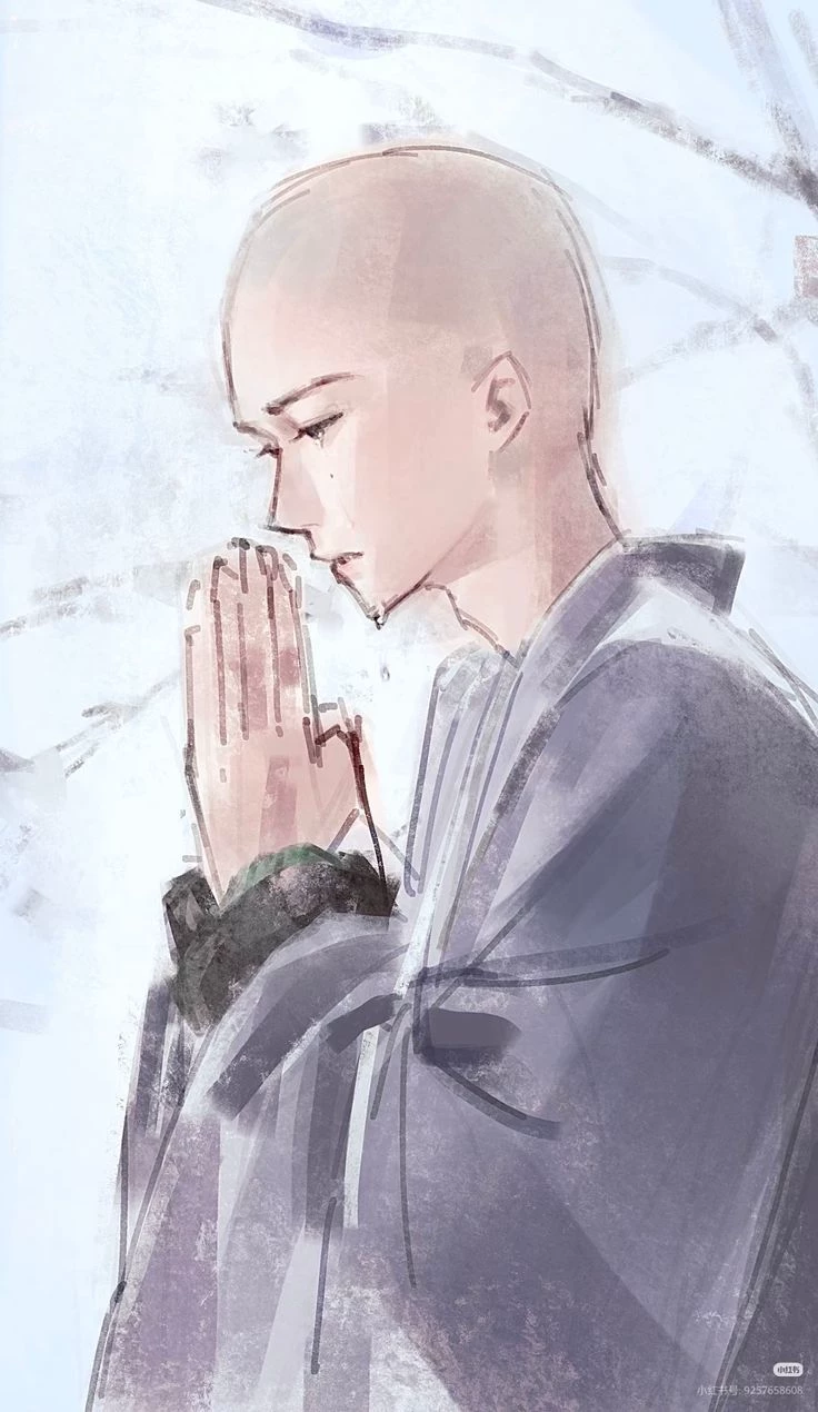 The monk who cries in Silence. thumbnail