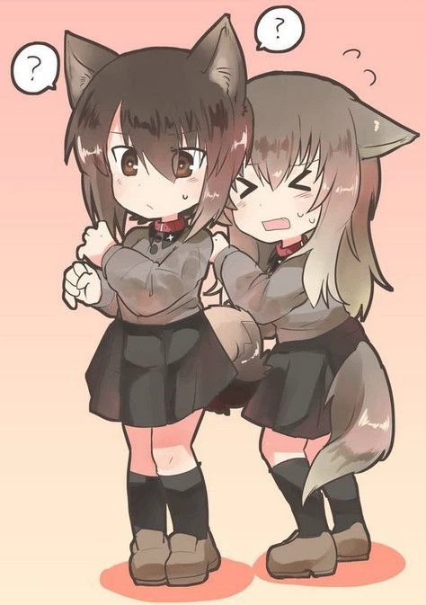 Maho and Erika wolf version of GUP thumbnail