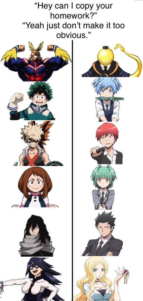 assassinat classroom x mha thumbnail