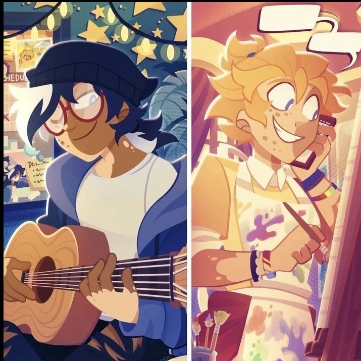Samuel and Gabriel - human sun and moon thumbnail