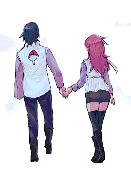 Sasuke and Karin 🎀 thumbnail