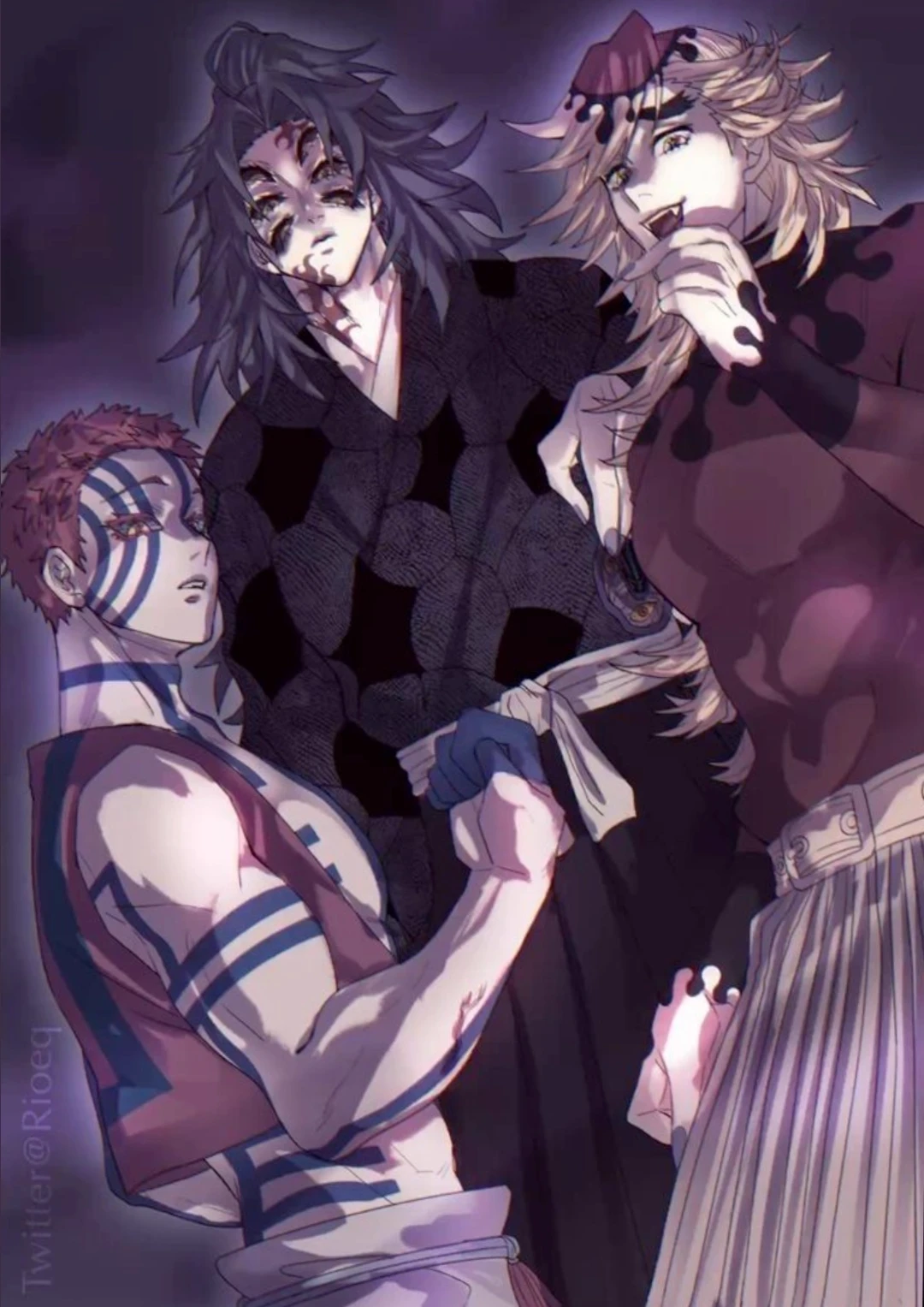 Kokushibu, Douma, and Akaza thumbnail