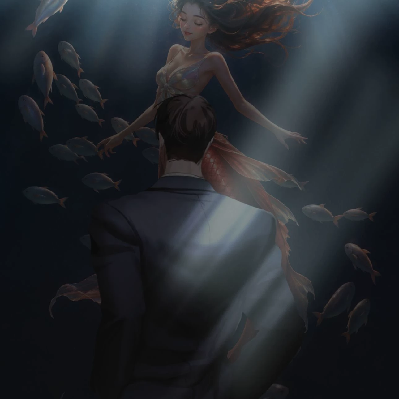 Mafia boss x Mermaid girl thumbnail
