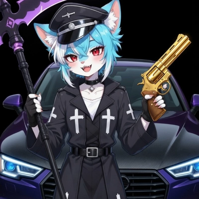 Boykisser cyan