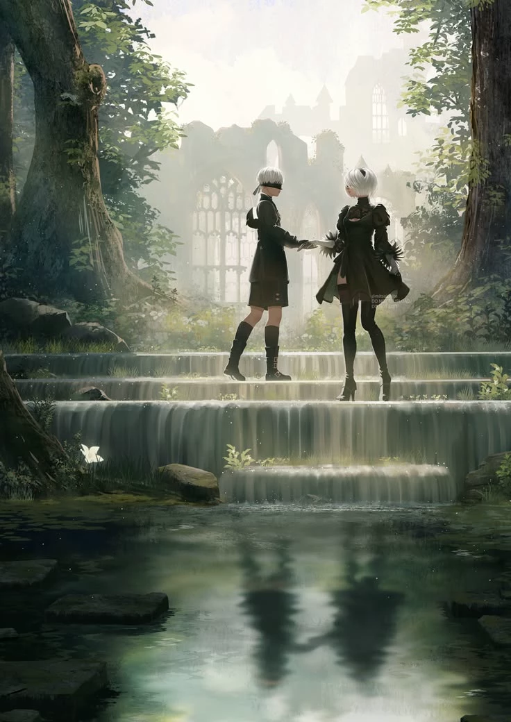 2B and 9S - Nier:Automata thumbnail