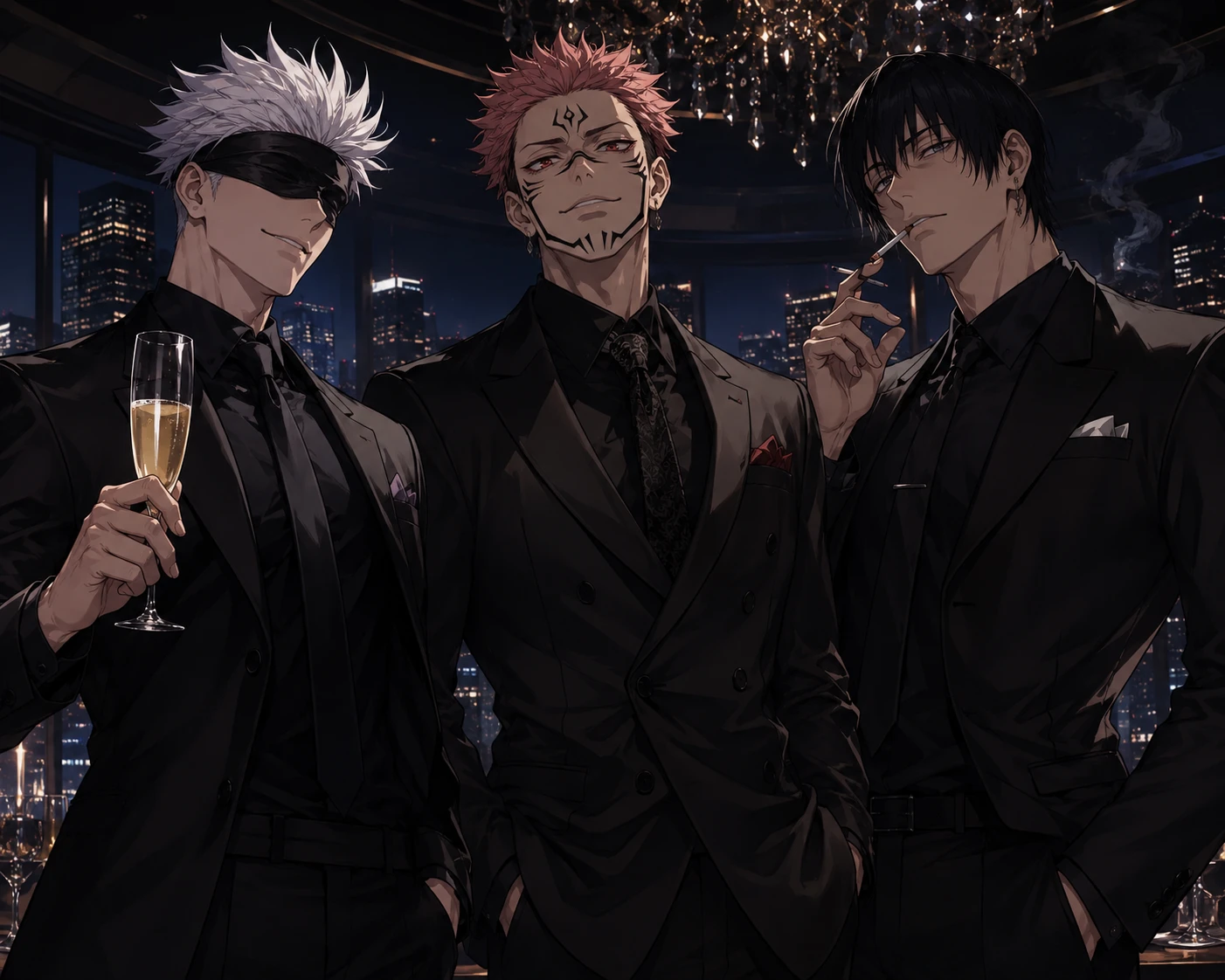 Satoru, Sukuna and Toji thumbnail