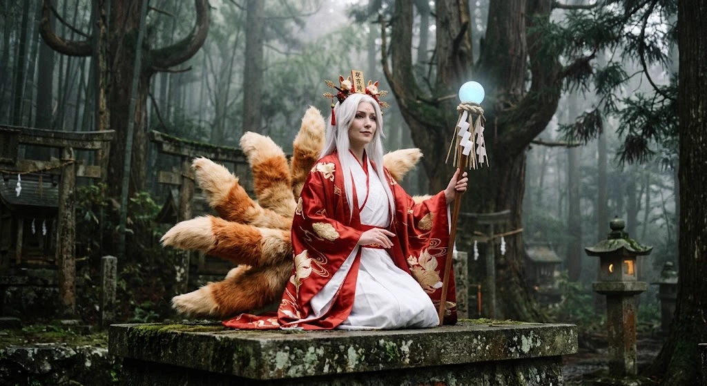 Kitsunebi-no-Mikoto – Goddess of the Silver Foxes thumbnail