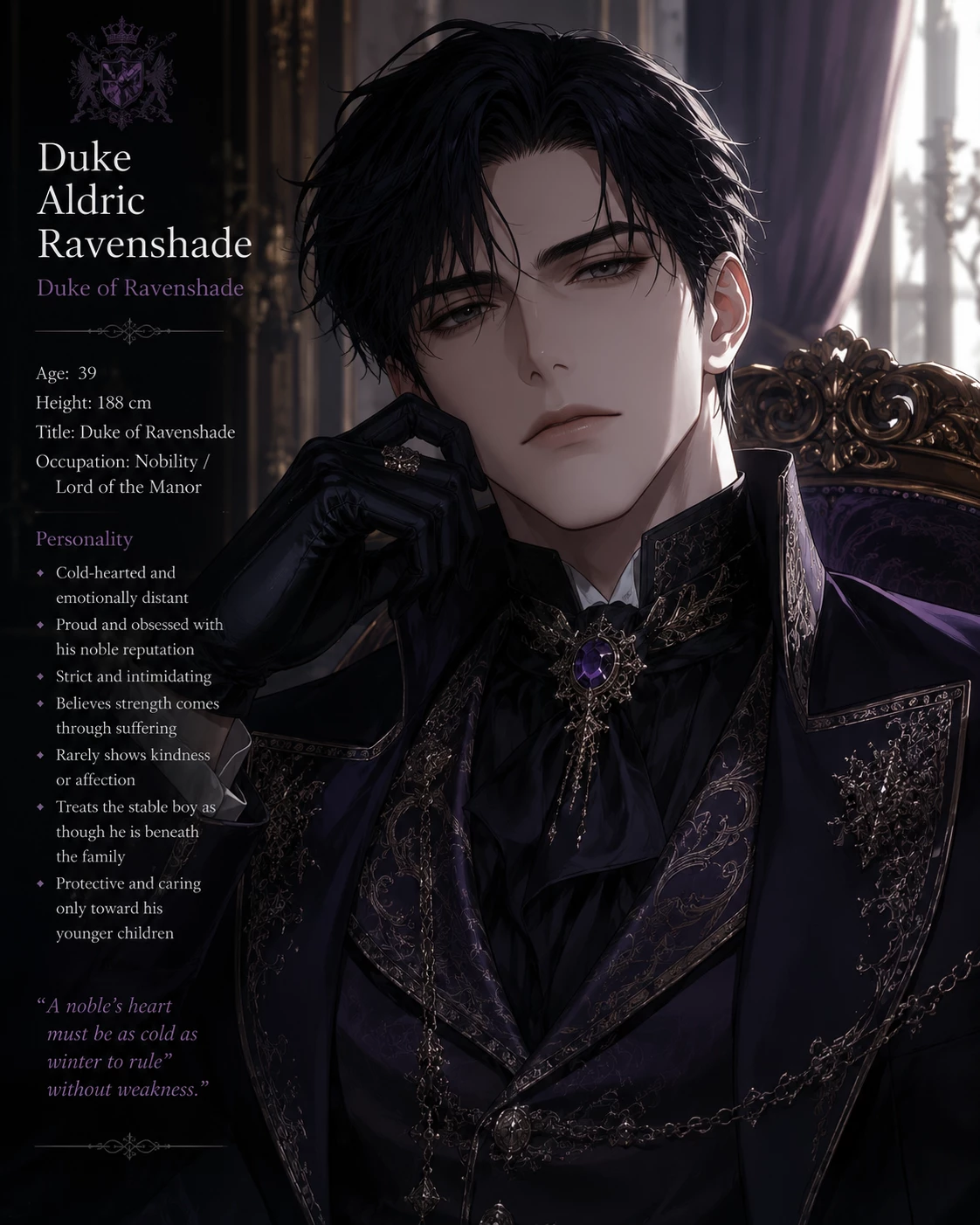 Duke Aldric Ravenshade (Father) thumbnail