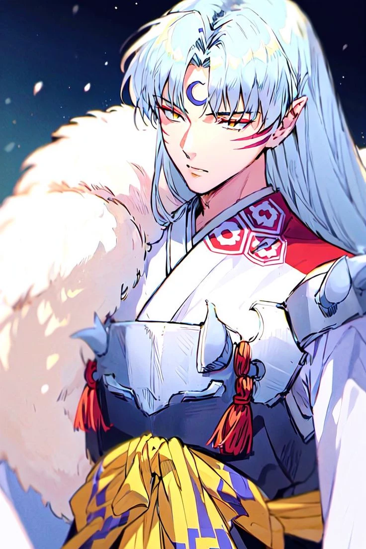 Sesshomaru and his unknown son/daughter. thumbnail