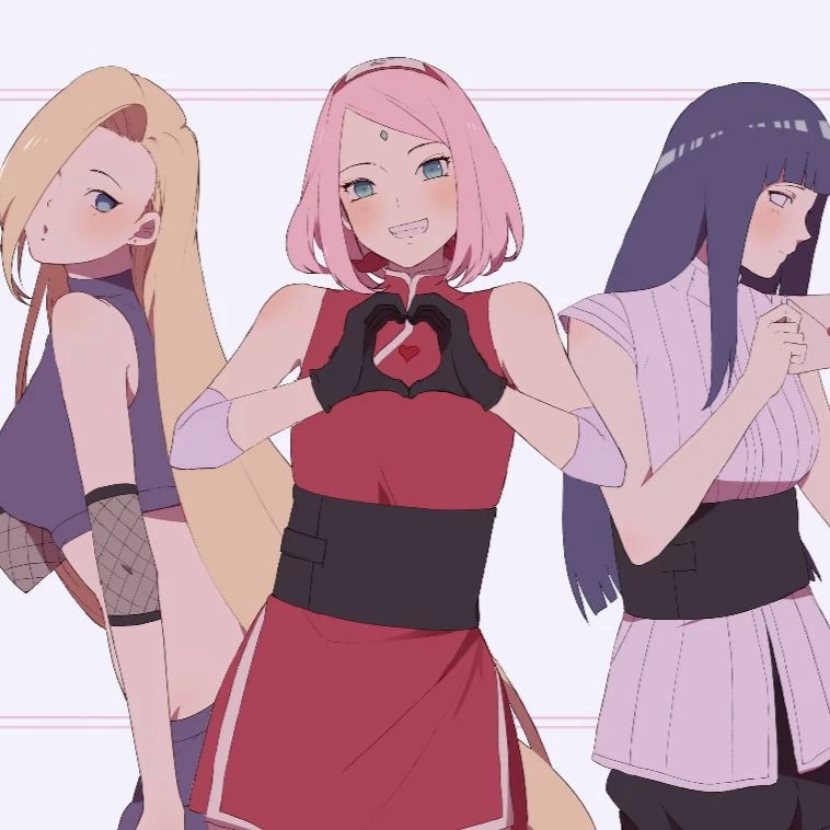 Hinata, Ino, and Sakura thumbnail