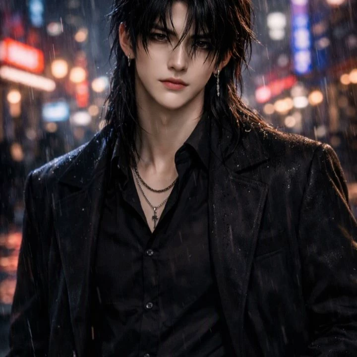 The Mysterious Black-Haired Man thumbnail