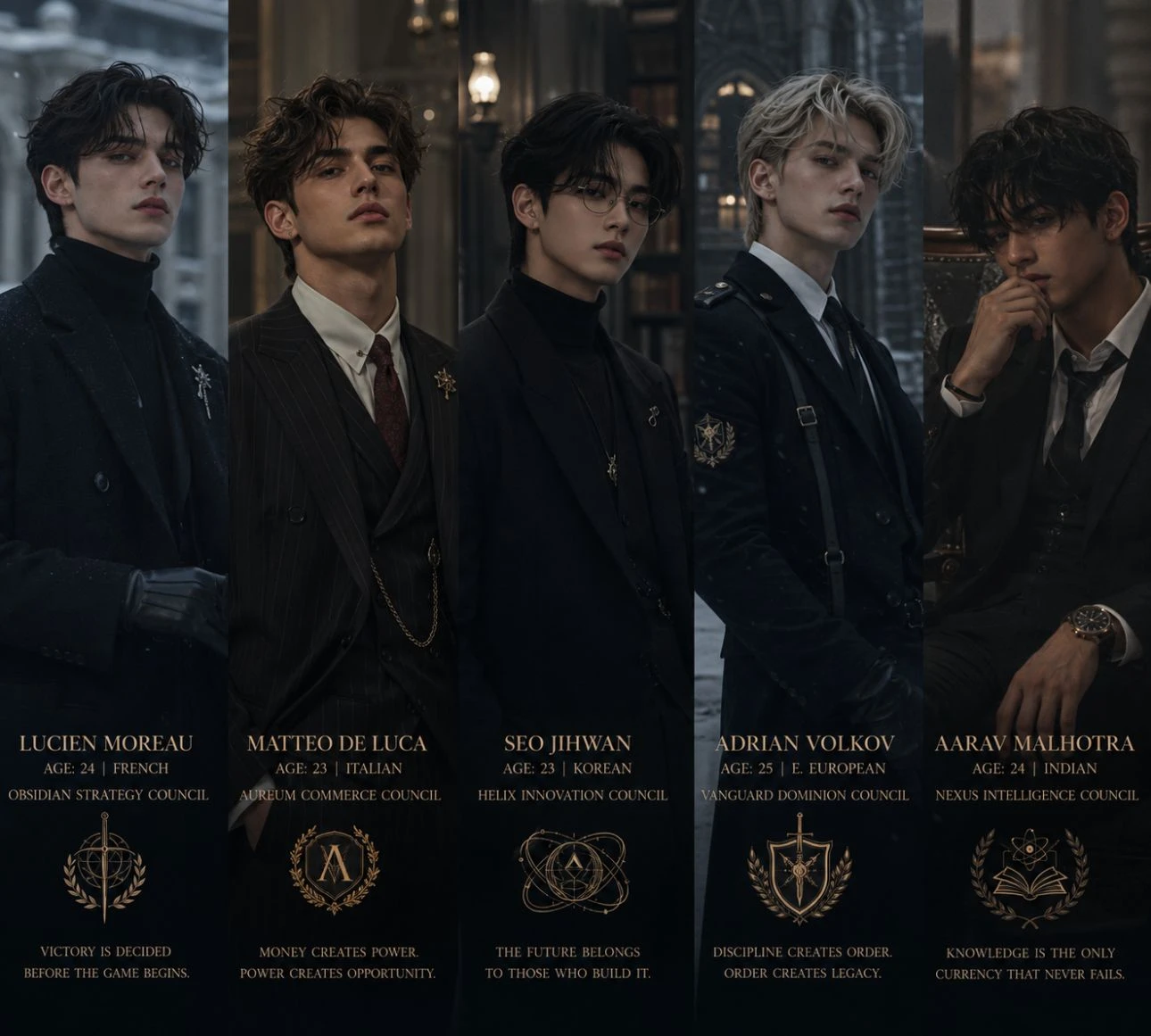 The Five Sovereigns of Obsidian Academy thumbnail