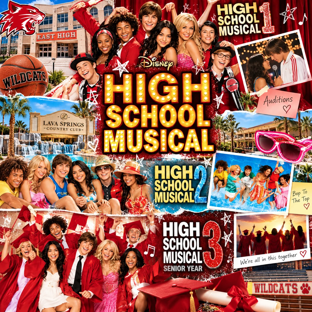 High School Musical 1, 2 & 3! thumbnail