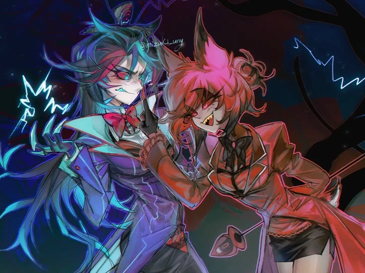 vox and alastor woman thumbnail