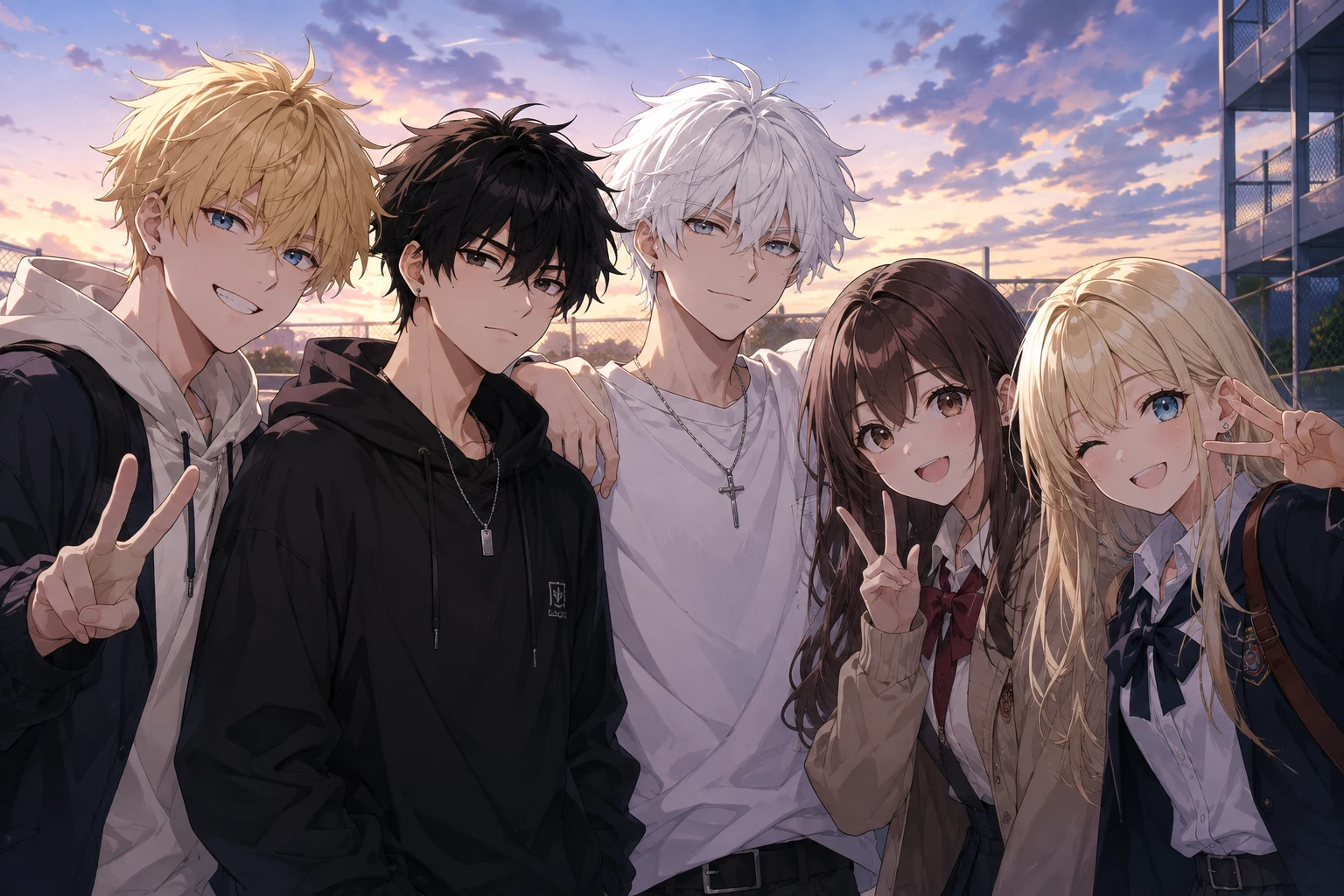 Kai and mia and Stella and kito and kyotaka thumbnail