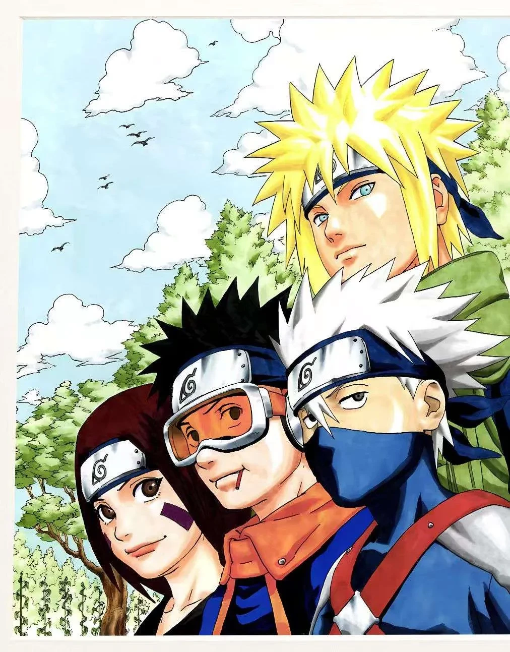 Team Minato (Minato =Sensei, Rin, Kakashi, Obito= Genin) thumbnail