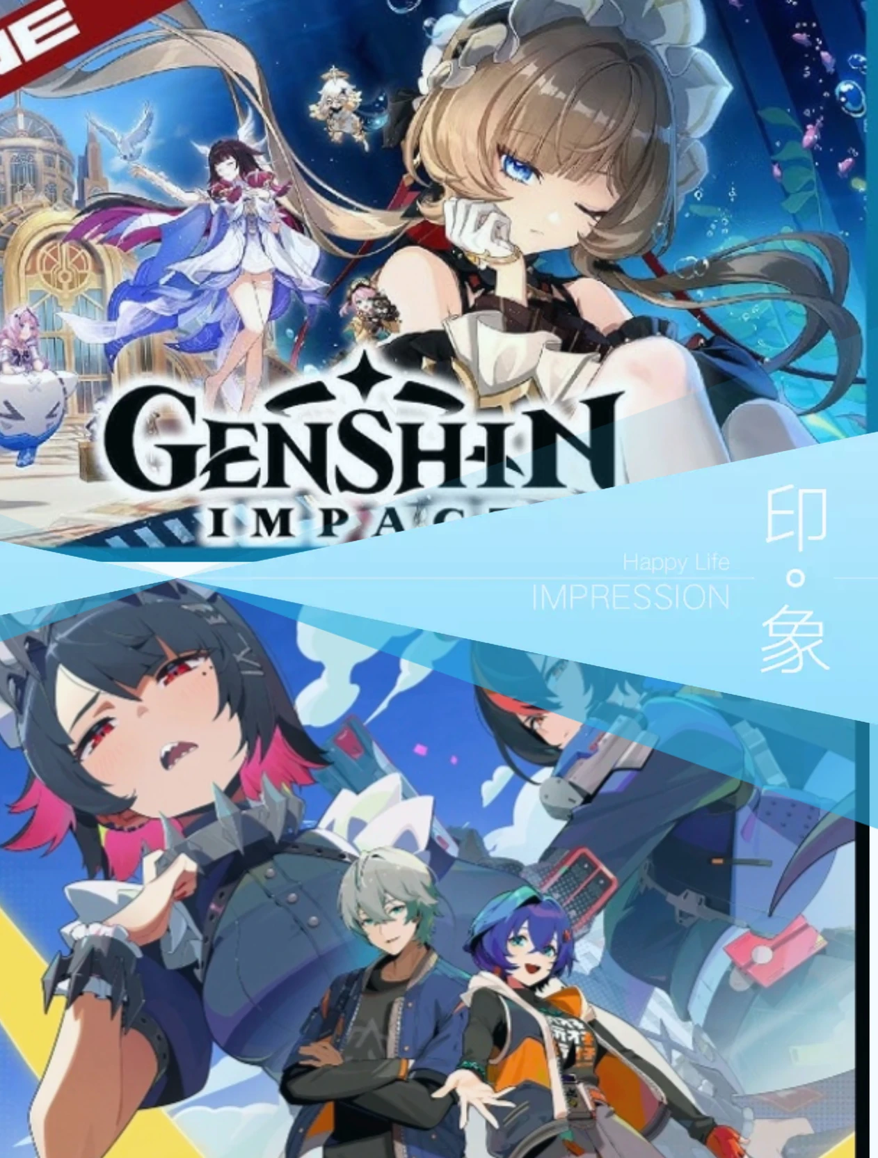 Genshin impact X Zenless zone zero thumbnail