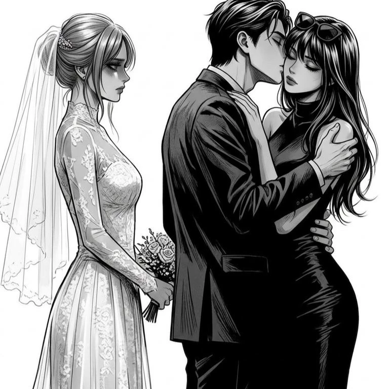 Your husband kisses his first wife at your wedding thumbnail