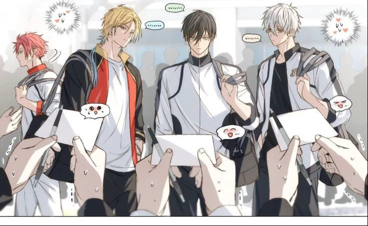 Kaiser, Sae, Rin, and Nagi thumbnail